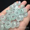 Azul Celeste Cor Congelada 14x5mm Anéis em Formato de Rosca Atacado Jade Acessórios para Joias DIY Brincos Contas de Ábaco Peças