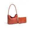 Bolsa de Tecido Rústica Artesanal Estilo Coreano Grande Capacidade Bolsa de Ombro Único Estilo Balde Atmosfera de Viagem de Verão Bolsa Versátil para Mulheres