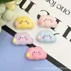 Accesorios de Resina de Oso Fresa de Dibujos Animados Brillantes Serie de Hebillas para Zapatos Accesorios para el Cabello Parche de Gel de Crema Pinza para el Cabello
