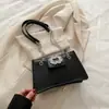 Bolso Coreano con Incrustaciones de Diamantes para Mujer Verano 2025 Nuevo de Moda Tendencia Nicho Bolso de Axila Versátil Bolso Cruzado con Cadena al Hombro
