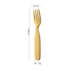 Lindo juego de cuchara y tenedor para niños, cuchara para comer de bebé de acero inoxidable 304, alto valor estético, vajilla para jardín de infantes, cuchara sopera de mango corto