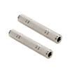 Yu Shuo/Conector convertidor de audio para amplificador de potencia de micrófono de dos núcleos grande hembra a hembra de 6,5 mm, extensión de línea de audio macho a macho