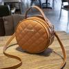 Bolsa Pequena Redonda Acolchoada da Moda 2023 Nova Bolsa Feminina Estilo Coreano Tendência Nicho Ombro Único Transversal Trabalho Atacado
