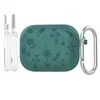 Adequado para Capa Protetora Airpodspro3, Capa Simples de Silicone Apple de Cor Sólida, Capa para Fone de Ouvido Bluetooth Airpodspro3