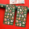 Pegatinas Navideñas de Dibujos Animados 3D Tridimensionales de Burbujas Regalos para Niños y Estudiantes, Pegatinas Decorativas para Diarios, Regalo de Navidad