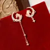 Pendientes Originales Xingyue de Caballo Lindo para Mujer, Pendientes de Borla de Nicho para Mujer, Pendientes del Año del Caballo, Regalo de Año Nuevo de Plata 925