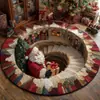Dropshipping Transfronterizo Navidad Terciopelo de Cristal Resistente a Manchas Resistente al Desgaste Fácil de Cuidar Alfombra Decoración para el Hogar Dormitorio Sala de Estar Tapete Antideslizante