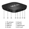Produto popular de comércio exterior transfronteiriço MX10 set-top box TV BOX Android 14 com capacidade de projeção de tela, caixa de TV WIFI 5G de alta definição