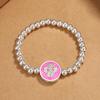 Pulsera Amuleto de Buda Su Shi Moda Cinco Ojos Cuatro Orejas para Mujer, Tendencia Nacional Perla Redonda Diseño de Nicho, Joyería Creativa para el Año de Nacimiento