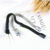 Pulsera Nueva Estilo Europeo y Americano Simple Acero de Titanio Pulsera para Hombre Transfronteriza Creativa Geométrica Cadena Positiva y Negativa Pulsera de Acero Inoxidable