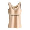 Otoño e Invierno Nuevo Chaleco Térmico de Terciopelo para Mujer Amigable con el Oxígeno 2.0 Lijado de Doble Cara Sin Marcas Ajustado Ropa Interior Térmica Base para Mujer
