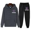 Suéter con Logotipo de Coche de Primavera Transfronterizo para Hombre Top de Comercio Exterior Ropa Deportiva Ocio Moda Camiseta para Correr Suéter de Color Sólido para Hombre