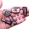 Comercio Electrónico Transfronterizo Serie de Cosméticos Accesorios Accesorios Parche Adhesivo Suave Zapatos Flor Funda para Teléfono Móvil Equipaje Accesorios DIY Parche