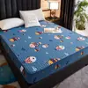 Sábana Ajustable Acolchada Impermeable Una Pieza Espesada Cubrecolchón para Pañal Colchón Simmons Cubrecolchón Más Cubrecama de Algodón Cubrepolvo