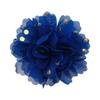 Rollo de lunares florales de alto brillo de 10 cm, adornos de mascota de gasa de lunares, tocado de flor para niños, flor, 32 colores en stock