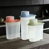 Tanque de conservación de alimentos frescos para refrigerador transfronterizo, caja de almacenamiento de granos de cocina con tapa, tanque de almacenamiento sellado transparente para alimentos, tanque de granos