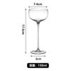 Juego de copas de cóctel de cristal creativas, juego de copas de pie altas especiales para bar Martini, copa de vino tinto y champán