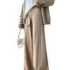Pantalones de Punto Anchos con Cordón, Patrón Retorcido Vintage Nuevo para Mujer, Otoño/Invierno 2026, Pantalones Largos hasta el Suelo para Mujer