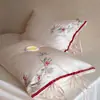 Koi~Nuevo Juego de Colcha de Verano Estilo Chino de 60 Hilos de Tencel Lenzing de Cuatro Piezas, Núcleo de Colcha de Verano Refrigerante, Lavable a Máquina, Colcha para Habitación con Aire Acondicionado, Delgado