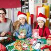 Pegatinas Decorativas Navideñas Transfronterizas Muñeco de Nieve Pingüino Árbol de Navidad Rompecabezas Pegatinas de Rompecabezas Pegatinas DIY para Niños
