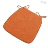 Cojín de Silla de Color Liso Four Seasons para el Hogar, Cojín de Asiento Integrado Engrosado para Taburete de Comedor, Lavable, Estilo Chino Silla 40x38 Herradura Transfronterizo