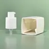 Boquilla de Spray para Bomba de Polvo de Cd de 20 Dientes Cubierta Cuadrada Galvanizada Cabezal de Bomba de Presión para Loción Boquilla de Tipo Exprimidor de Plástico Cabezal de Bomba para Esencia