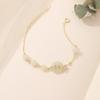 Pulsera original de plata de ley 925 con hebilla plana abierta y diseño de orquídeas, de jade hetiano natural para mujer, nueva pulsera china de moda nacional, joyería
