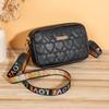 Bolsa Bordada Moda Coreana 2023Bolsa Feminina Casual Moda Bolsa Transversal Bolsa de Ombro Feminina Fashion em Formato de Coração