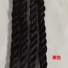 Corda de nylon elástica colorida, malha trançada para estruturas de escalada infantis, amarração e tecelagem DIY para decoração externa e doméstica