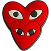 Fivela de sapato série Amor Vermelho desenho animado fofo sapatos com buracos sapatos diy acessórios para sapatos venda quente transfronteiriça pvcp