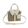 Bolso Popular de Este Año Bolso de Mano para Mujer 2023 Nuevo Diseño Nicho de Moda Verano Cuadros Hombro Bandolera Bolso Cuadrado Pequeño