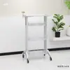 Nuevo Carrito de Aleación de Aluminio para Salón de Peluquería Gabinete de Herramientas para Barbería Estante de Almacenamiento