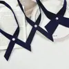 Corbata con Patrón Lindo Original Estudiante Diario de Tokio Jk Estilo Japonés/Cuerda de Corbata Azurita Colección 5