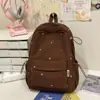 Mochila Escolar Versátil Estilo Coreano para Estudiantes de Secundaria y Preparatoria Femeninas, Fresca y Linda, Gran Capacidad, Linda Mochila de Doble Hombro para Viajes para Estudiantes Universitarios