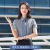 Vendedor de Oficina Ropa de Negocios Ropa de Trabajo Camisa Morada Manga Corta Vestido de Negocios Camisa de Algodón para Hombres y Mujeres Ropa de Trabajo
