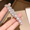 Pulsera de perlas con lazo de doble capa estilo vintage francés, diseño único y versátil, joyería de lujo ligero y de alta gama