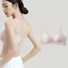 Base Líquida Roupa Íntima Sem Costura para Mulheres, Efeito Push-Up e Anti-Queda, Redução Lateral dos Seios, Confortável, Respirável, Levantamento, Sutiã de Suporte Macio