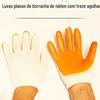 Luvas planas semi-suspensas de pvc luvas planas suspensas luvas de proteção para trabalho luvas de proteção para trabalho com imersão em cola suspensa atacado