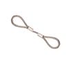 8 Cabos de Aço Galvanizado por Imersão a Quente 6*37 com Alma de Fibra, Zincado Eletricamente, Antigirop, Equipamento de Içamento Prensado, Multi-Fios