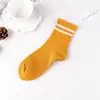 Nuevos Calcetines de Mujer para Otoño e Invierno Calcetines de Algodón Rayados de Dos Líneas Japoneses Calcetines de Pareja Puesto Calcetines Vintage Venta al por Mayor