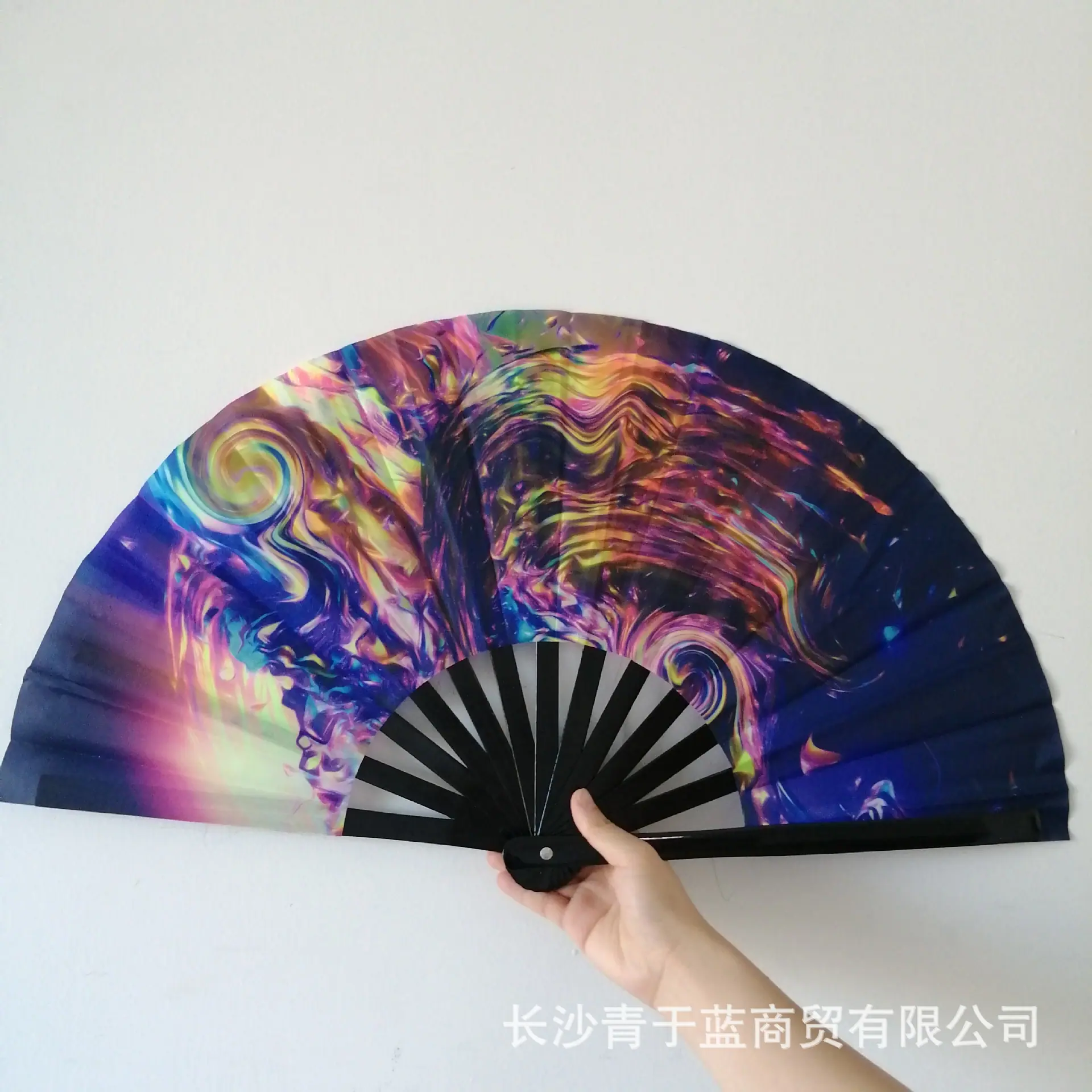 荧光效果 UV印刷扇子