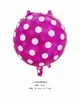 Globo de Pelota de Punto de Ola de Aluminio de 18 Pulgadas Papel de Aluminio Globo para Fiesta de Cumpleaños Infantil Actividades de Fiesta Suministros de Globo Decorativo