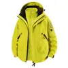 Chaqueta Exterior Estilo Montaña para Mujer, Conjunto Desmontable de Dos Piezas Tres en Uno a Prueba de Viento e Impermeable, Chaqueta de Montañismo Pequeña y Compacta