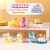 Caixa Surpresa Grupo Meow Estrela Fragrante Criativa Artesanato de Resina Fofo na Moda Decoração de Mesa para Casa Presente para Crianças