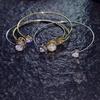 Pulseira Zircônia Super Flash Simples Coringa Feminina Luxo Leve Alto Temperamento Senso de Design Retrô Pulseira Diária Joias Atacado
