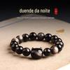 Prata Obsidian Gato Cabeça de Gato Obsidian Pulseira Melhor Amiga das Mulheres Sweet Cool Niche Design 2022 Novo Estilo