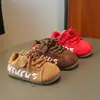 Zapatos de algodón para bebé invierno nuevo estilo niños con felpa zapatos de lona niñas estampado de leopardo zapatos de entrenamiento alemanes para niños pequeños 1-6 años zapatillas