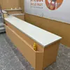 Expositor de Frutas em Camadas Feito Sob Medida para Supermercado de Alimentos Frescos Prateleira de Frutas e Legumes de Supermercado Estante de Loja de Frutas Mesa de Corte de Frutas Balcão de Caixa