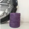 Paja de Papel de Rafia Gruesa y Delgada de Primera Calidad Hilo de Sombrero de Paja Tejido de una Sola Tira para Verano Bolso de Crochet Weledezhhu