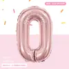 Producto Nuevo 16 pulgadas Versión Americana Globos Digitales Decoración de Escena para Fiesta de Cumpleaños Fabricante de Globos de Papel de Aluminio Venta al por Mayor
